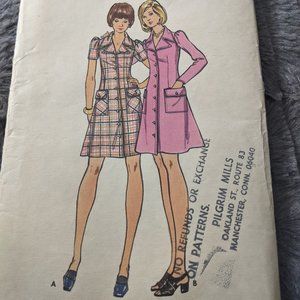 Sewing Pattern Butterick 3011 Size 14 Dress